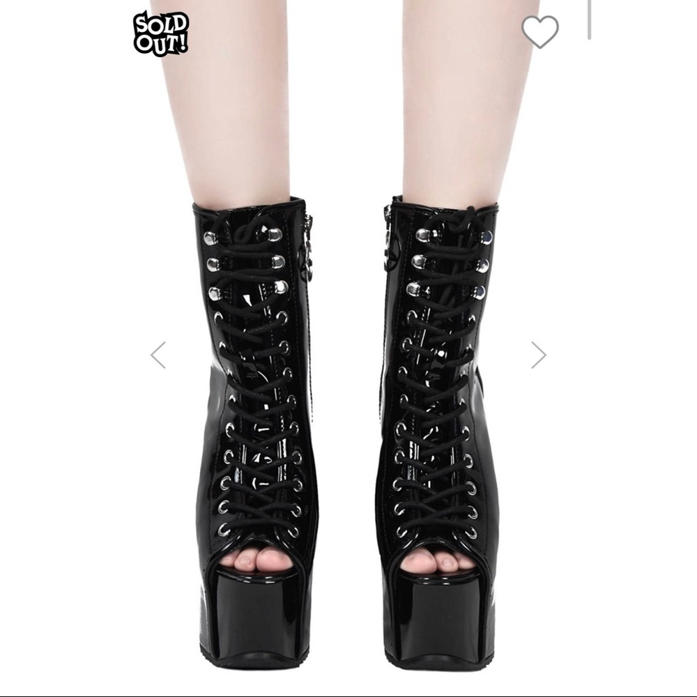 Galactic Platform Killstar Combat Boots Size 8 - image 2